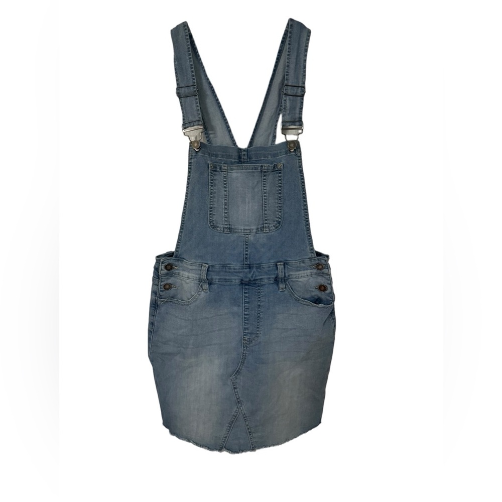 KanCan Overalls Dress Denim Jean Skirt Size Medium